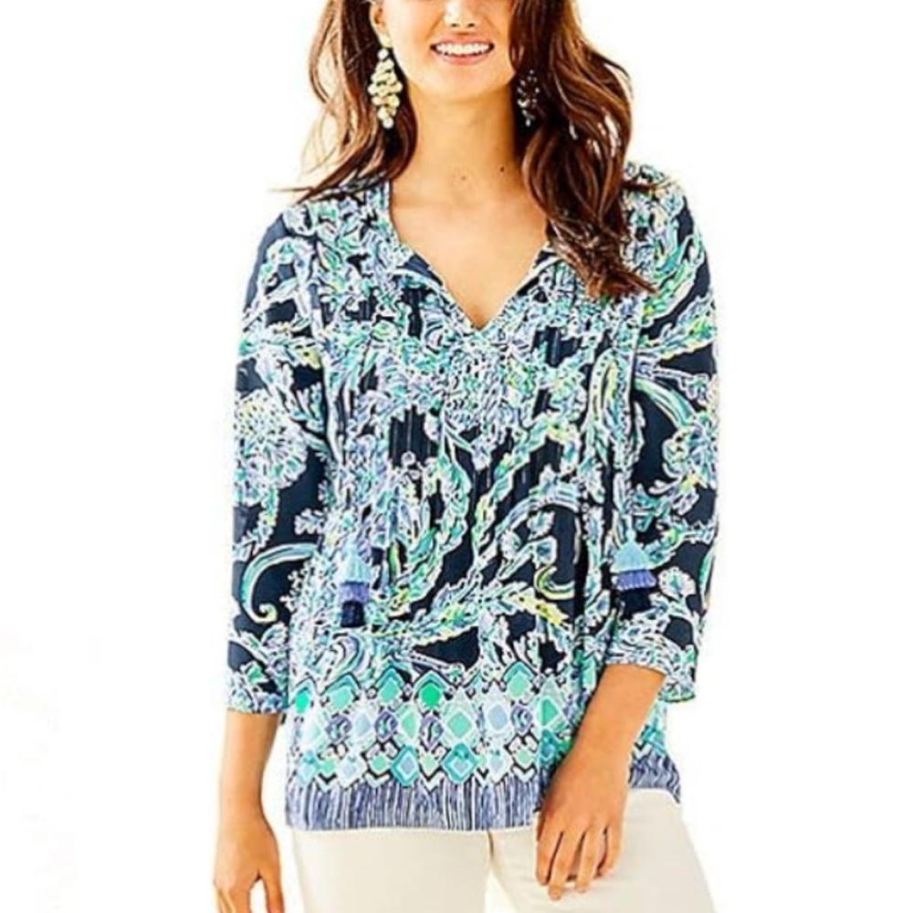 Lilly Pulitzer Willa Top NWT Sz XS